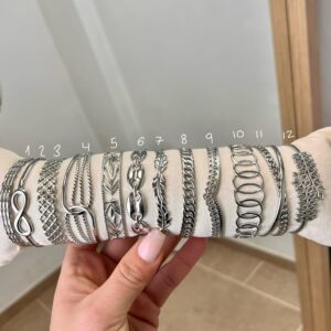 Alternative view of Brazalete Alemania I Plateado I Acero inoxidable I