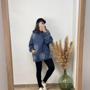 Sudadera vaquera I Azul I W010-1 - Imagen 3