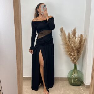 Vestido Blanca I Negro I 20058