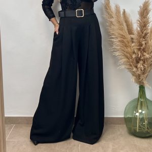 Pantalón palazo Maribel - Negro