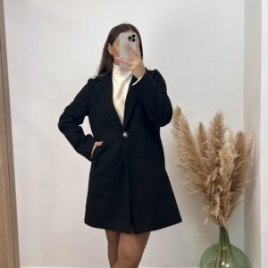 Abrigo Paño I Negro I 2275