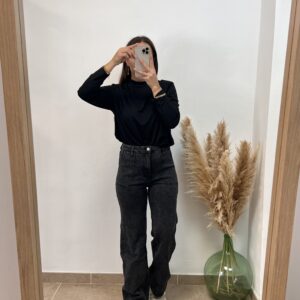 Alternative view of Pantalón Vaquero Nieves I Negro I Y6398E