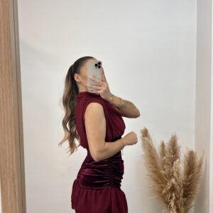 Alternative view of Vestido Glam I Burdeos I  7598