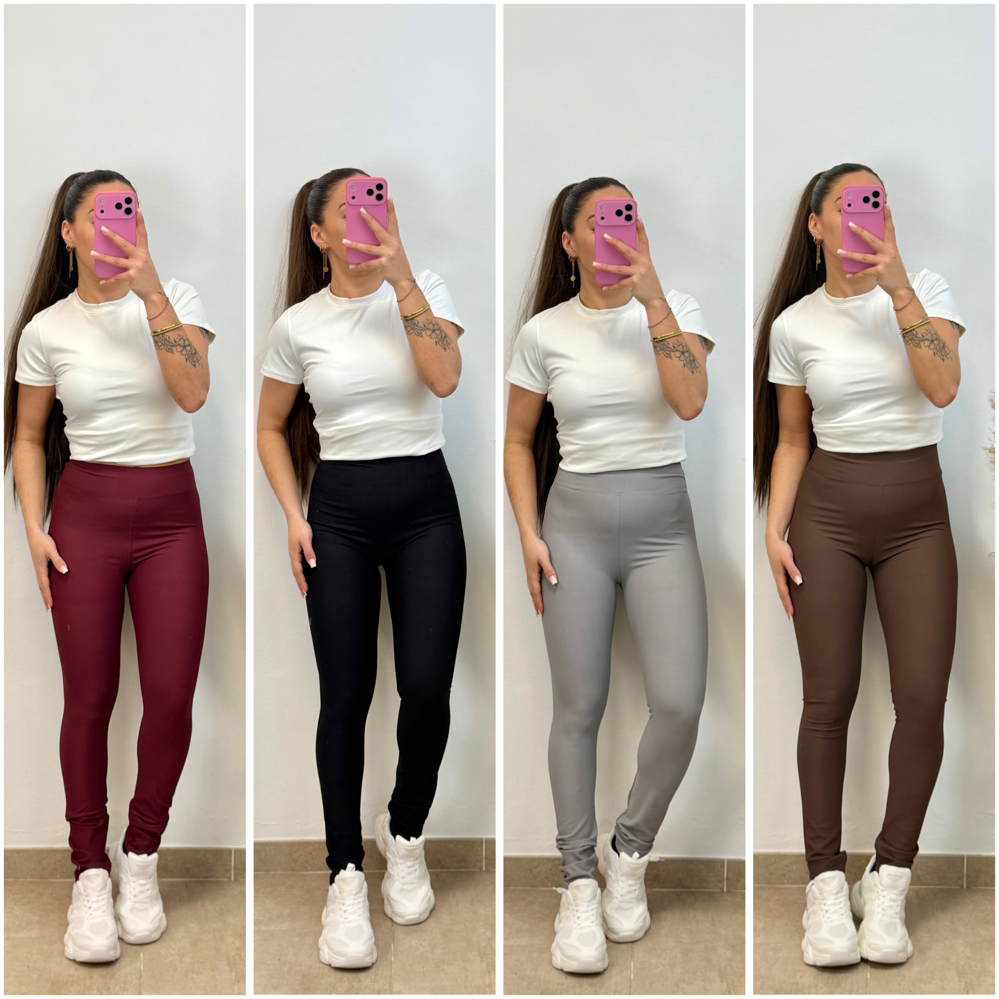 Leggins canalé cenzo