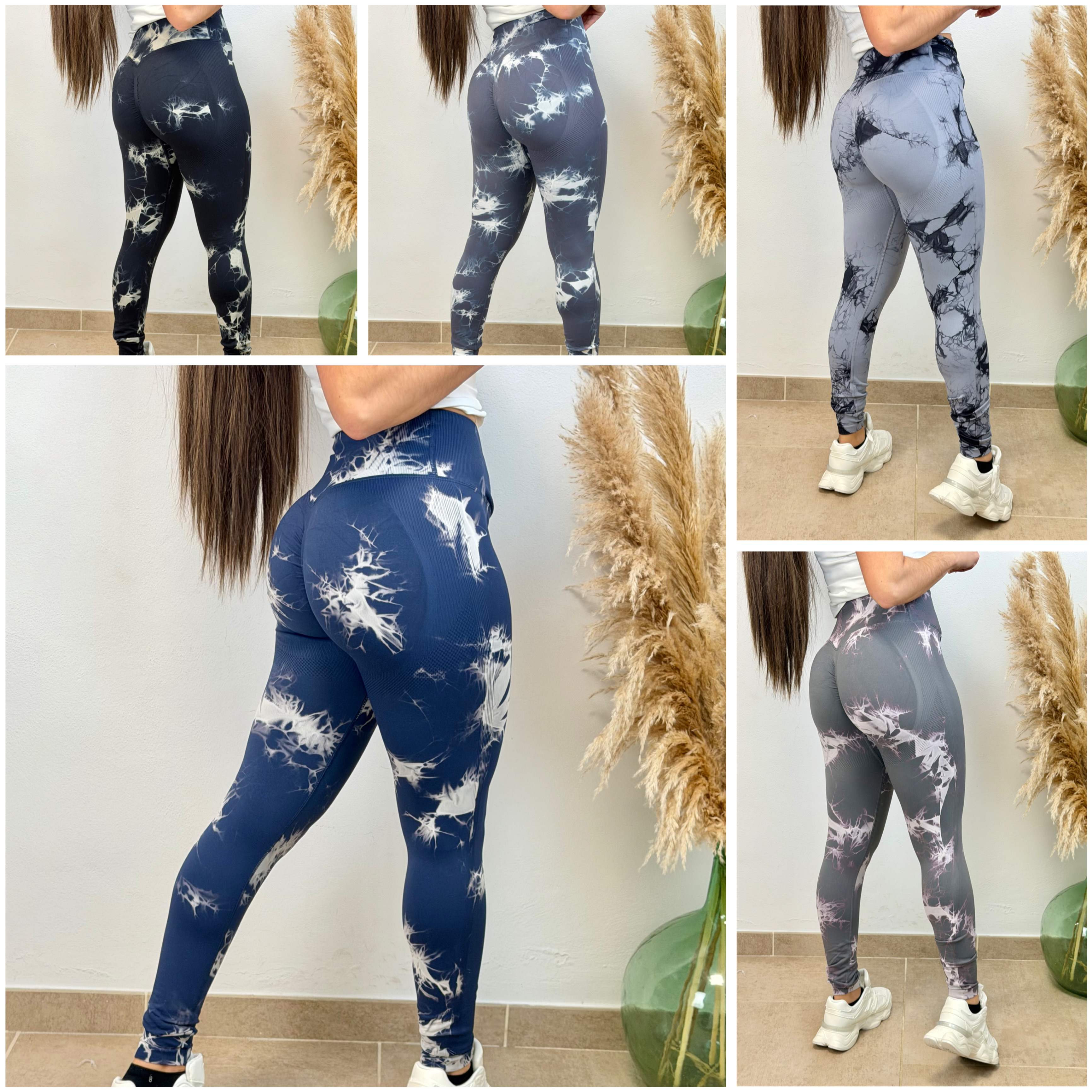 Leggins marmolado con cruce