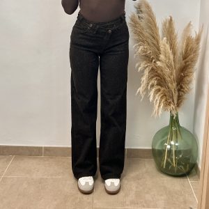 Pantalón vaquero leopardo I oscuro