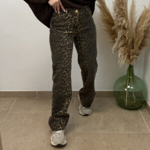 Pantalón vaquero leopardo -5kg I FY-10508