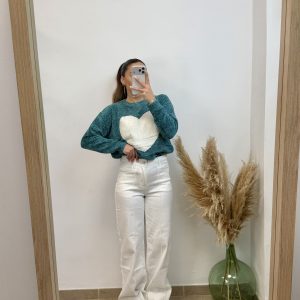 Alternative view of Pantalón vaquero inspo I blanco