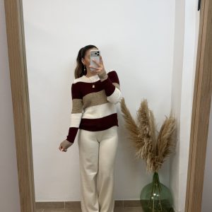 Alternative view of Jersey tricolor I burdeos