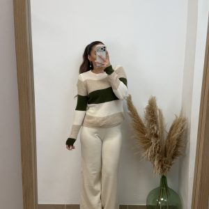 Alternative view of Jersey tricolor I Verde militar