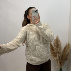 Sudadera  - jersey topos I camel