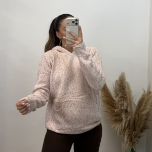 Sudadera  - jersey topos I rosa