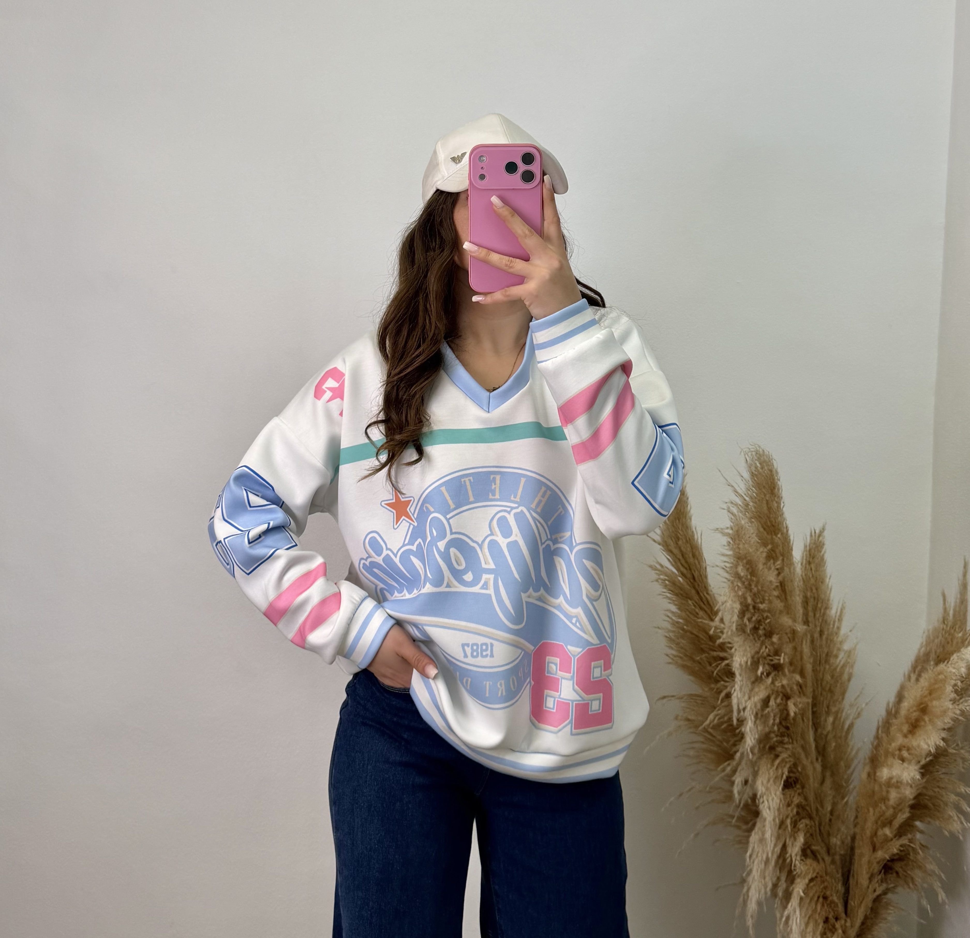 Sudadera california I blanco
