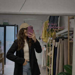 Alternative view of Blazer Oversize - Negra