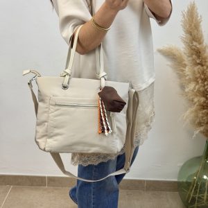 Bolso lola grande - Beige