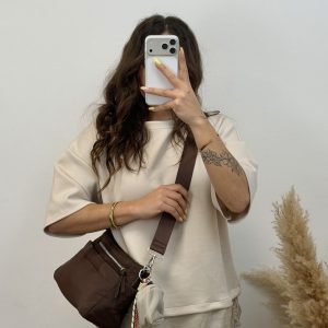 Alternative view of Bolso lola pequeño - Chocolate