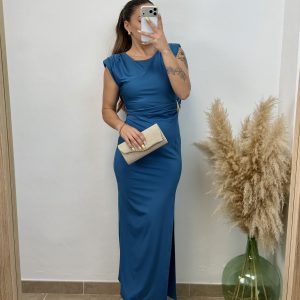 Vestido Arantxa - Azul petróleo