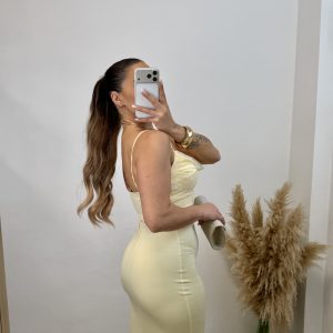 Alternative view of Vestido Diana - Amarillo