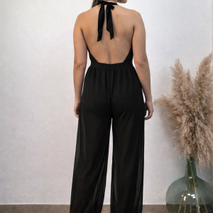 Mono transparencia con puño - Negro