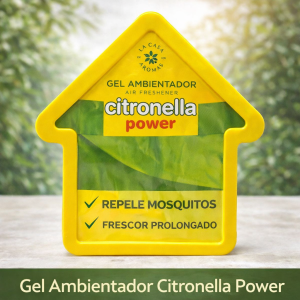 Gel Ambientador Citronella Power Antimosquitos – La Casa de los Aromas (100g)