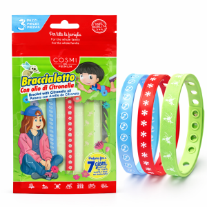 Pulseras Antimosquitos de Citronela – Cosmi Premium (3 uds)
