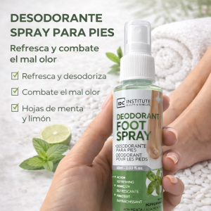 Spray Desodorante para Pies con Menta IDC Institute 60ml