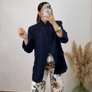 Blazer Cruzada - Azul marino