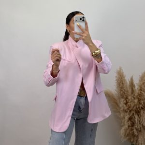 Blazer Cruzada - Rosa