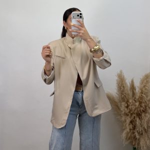 Blazer Cruzada - Beige