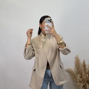 Alternative view of Blazer Cruzada - Beige