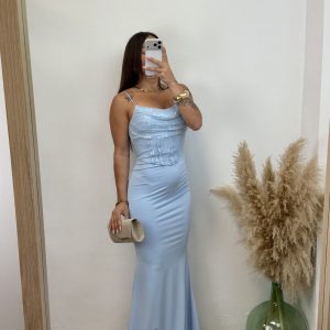 Vestido Diana - Celeste