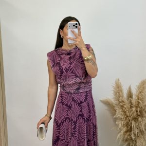 Alternative view of Conjunto 2 piezas falda - Rosa-Morado