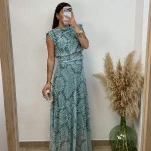 Conjunto 2 piezas falda - Verde agua