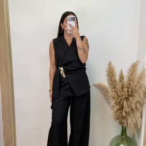 Conjunto cruzado - Negro