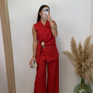 Conjunto cruzado - Rojo