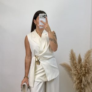 Alternative view of Conjunto cruzado - Blanco roto