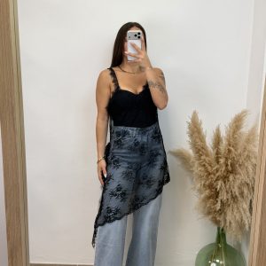 Lencera transparencia - Negro