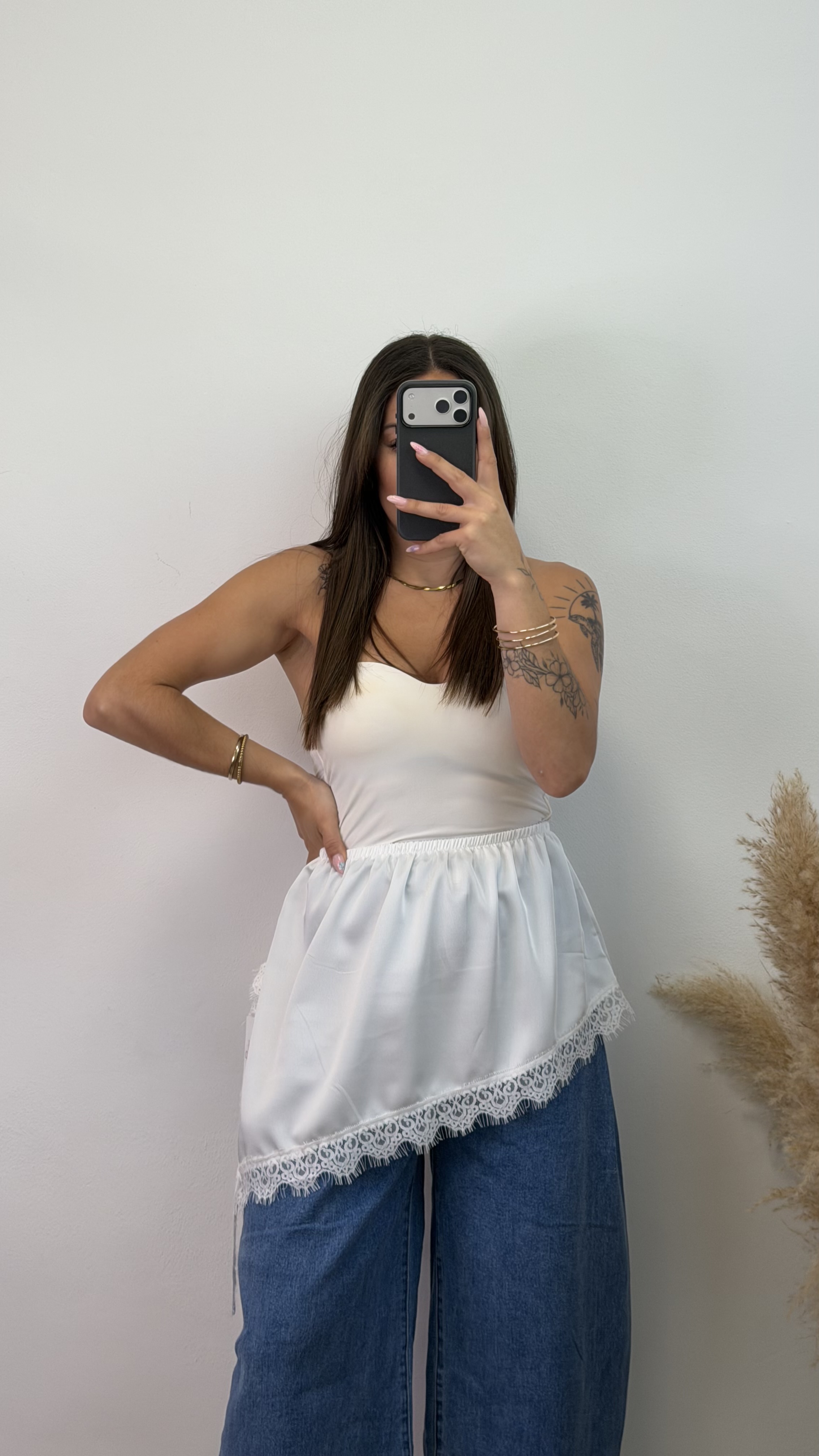 Bajo camisero encaje - Imagen 5