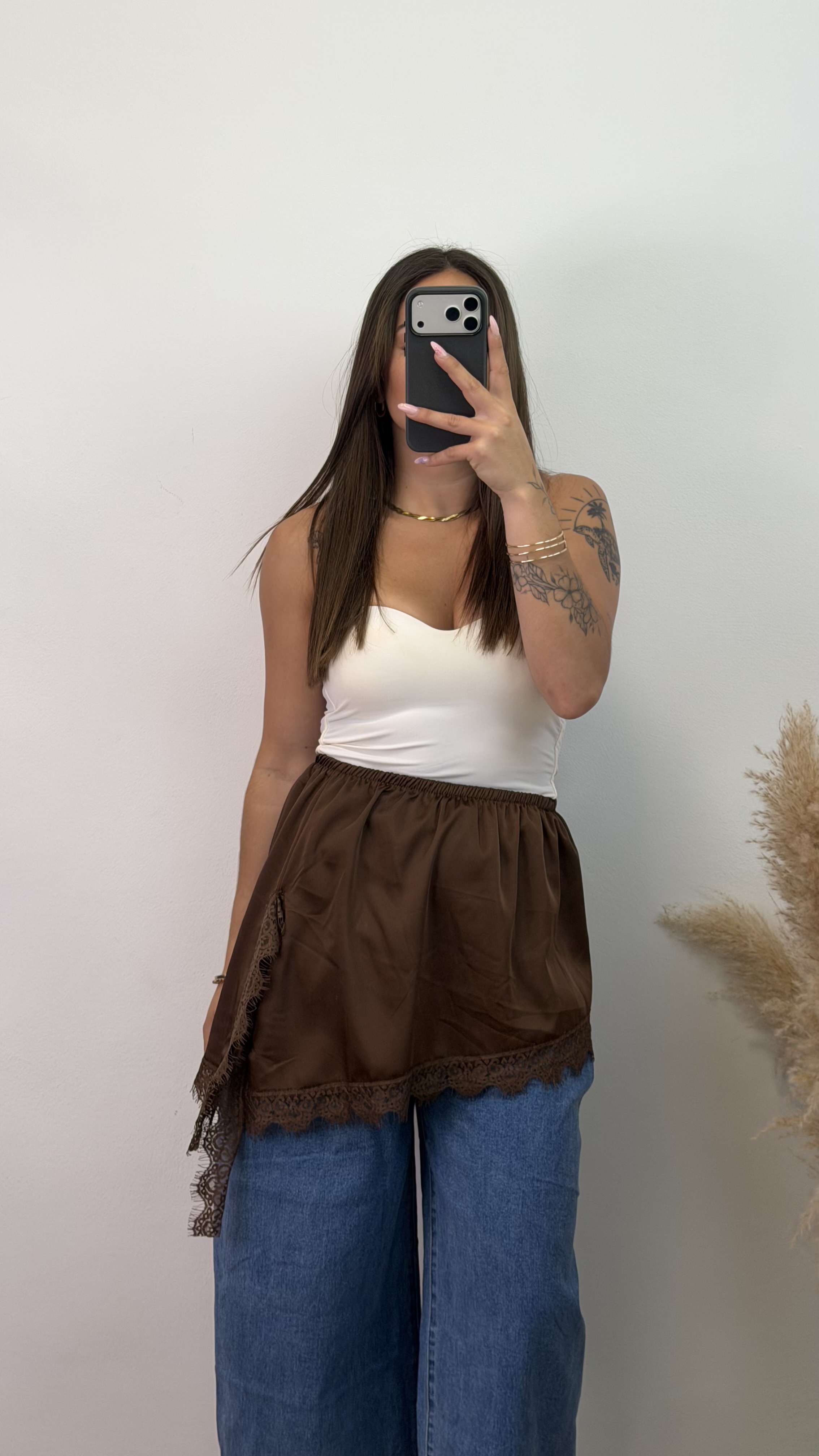 Bajo camisero encaje - Imagen 2