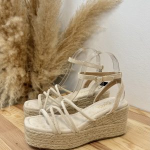 Alternative view of Sandalias Tarifa - beige