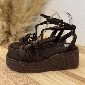 Sandalias nudos - chocolate