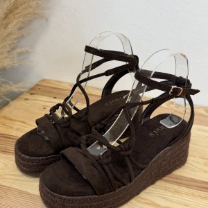 Alternative view of Sandalias nudos - chocolate