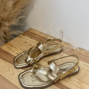 Alternative view of Sandalias Monarca - dorada