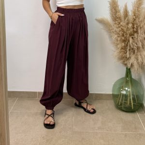 Pantalón globo fluido