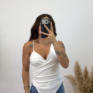 Top cruzado - Blanco