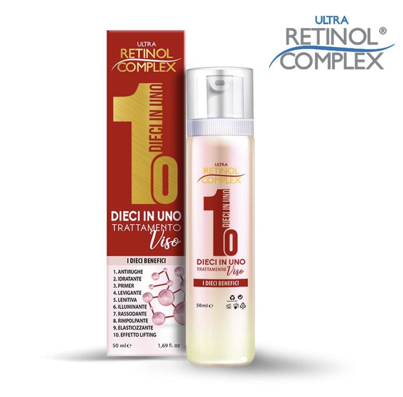 Tratamiento Facial 10 en 1 Retinol Complex – Dieci in Uno