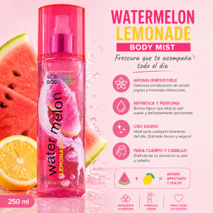 Body Mist Watermelon Lemonade – Bruma Corporal Refrescante 250 ml