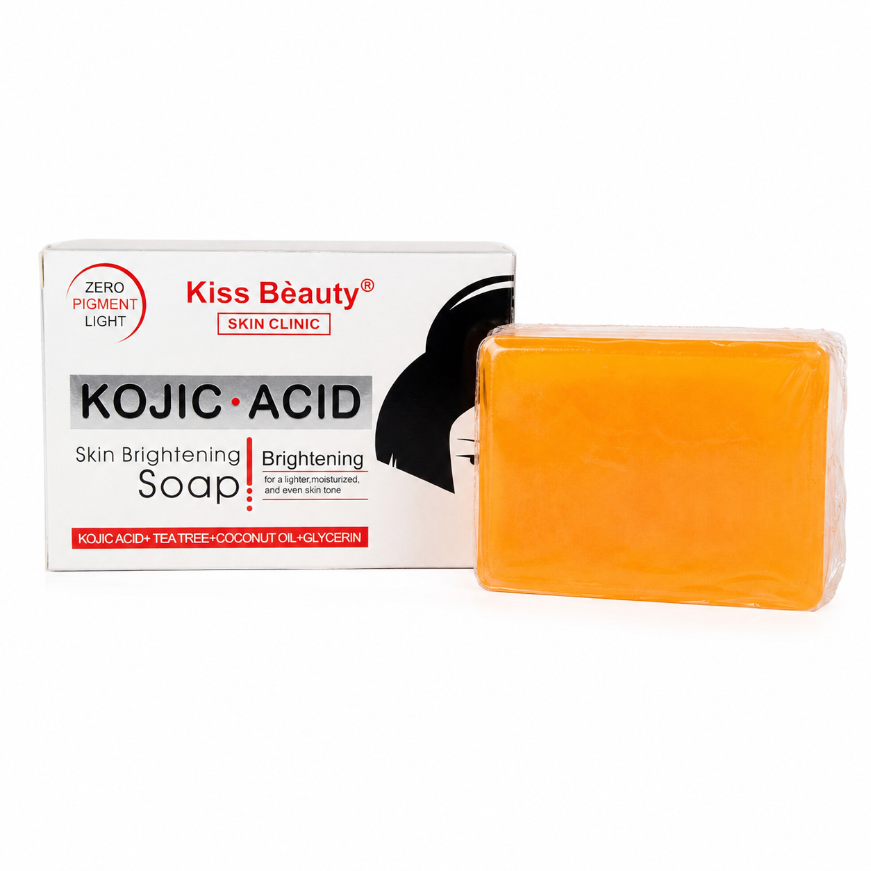 Jabón Iluminador con Ácido Kójico Kiss Beauty – Zero Pigment Light