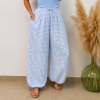 Pantalón globo vichi - celeste