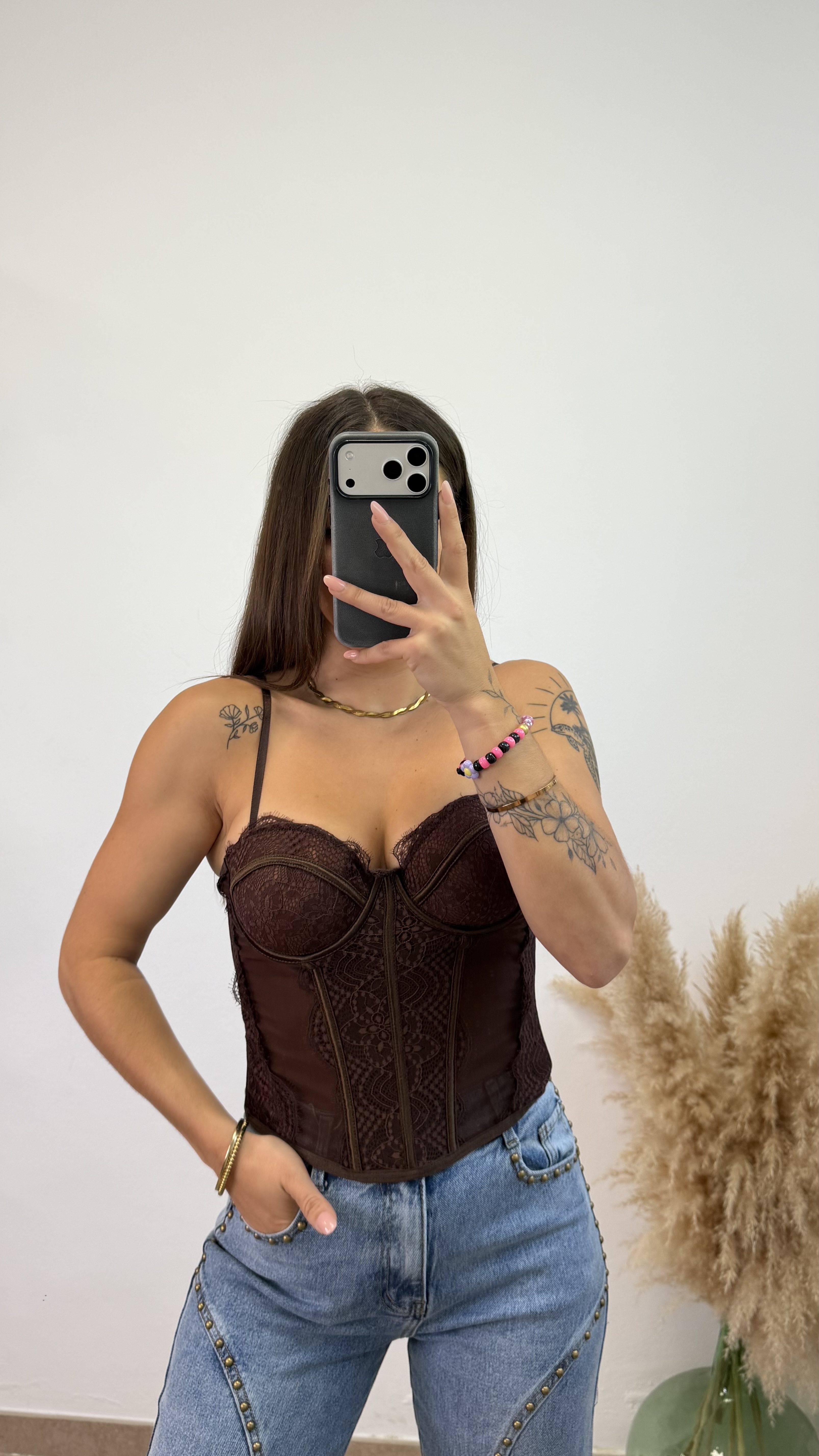 Corset Low Cost - Chocolate - Imagen 2